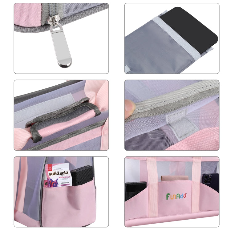 FUNADD Portable Breathable Pet Bag Outdoor Shoulder Tote Bag