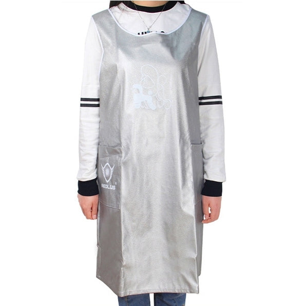 Sleeveless Pet Apron Beauty Gown Pet Grooming Beautician Smock Waterproof Clothing Pet Store Aprons,M, Length: 93cm