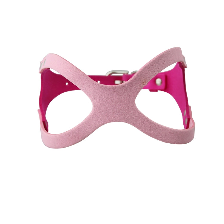 Microfiber Glasses Style Breathable Dog Chest Strap, Size: L
