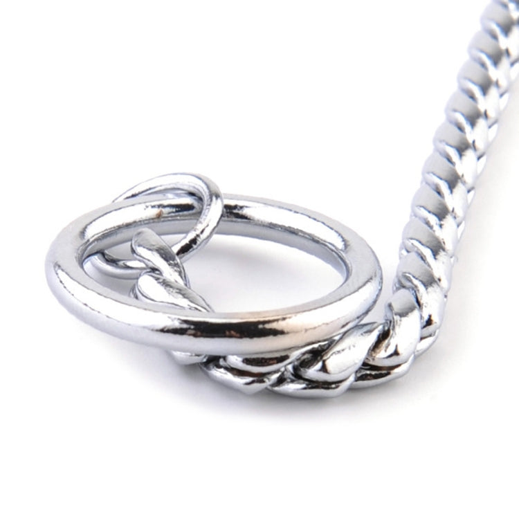 Pet Collars Pet Neck Strap Dog Neckband Snake Chain Dog Chain Solid Metal Chain Dog Collar,Length:35cm
