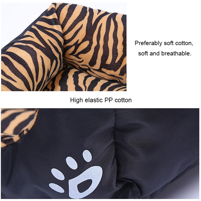 National Flag Four Seasons Genuine Warm Pet Dog Kennel Mat Pet Bed, Size: M, 54×42×12cm