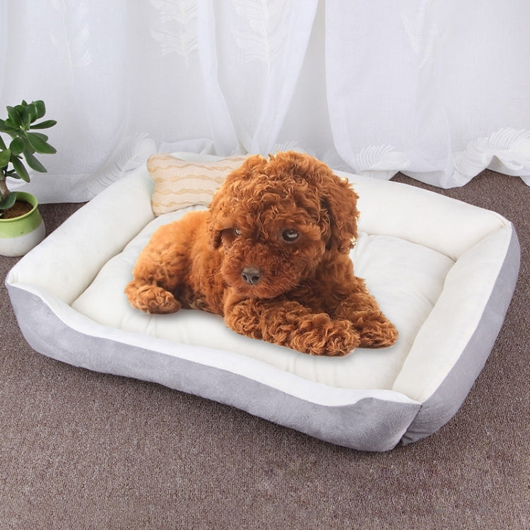 Dog Bone Pattern Big Soft Warm Kennel Pet Dog Cat Mat Blanket, Size: S, 60×45×15cm