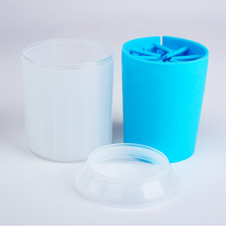 Pet Cat Dog Foot Clean Cup Cleaning Tool Silicone Washing Cup, Size: Middle
