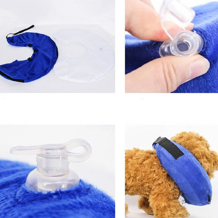 Dog Collar PVC Inflatable Pet Anti-snatch Collar