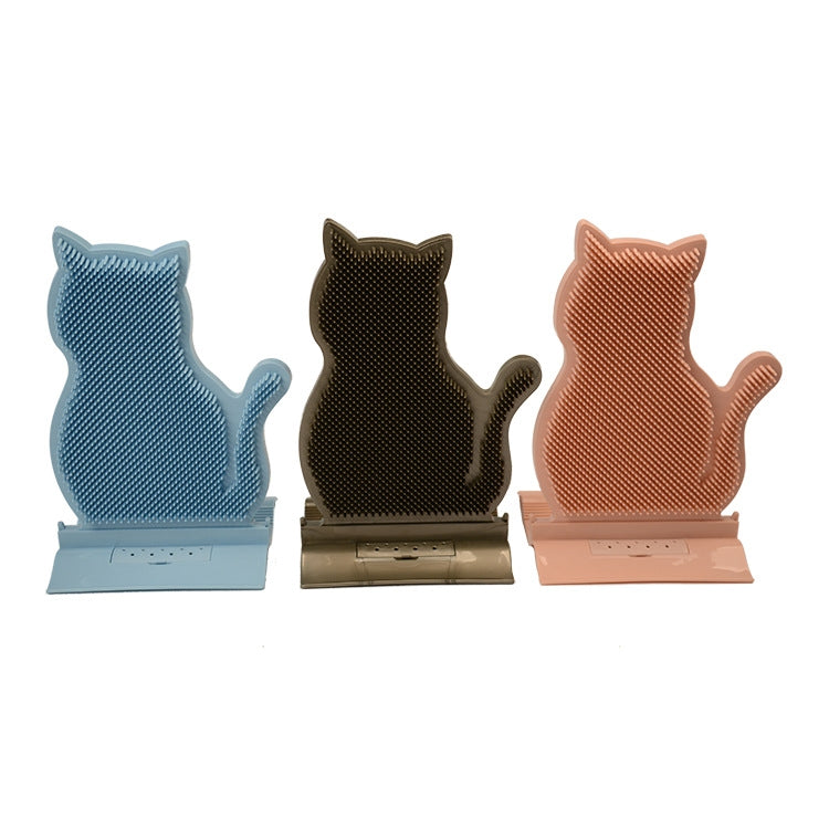Fixed Door Seam Cat Rubbing Device Anti-itching & Hair Removal Massage Brush Pet Supplies