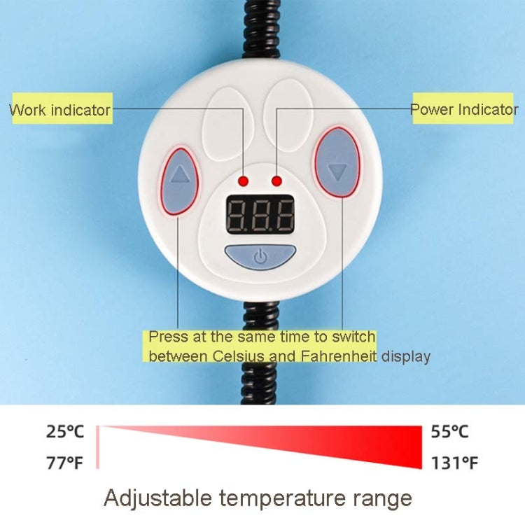 Pet Heating Pad Waterproof and Anti-Scratch Electric Blanket, Size: 60x45cm