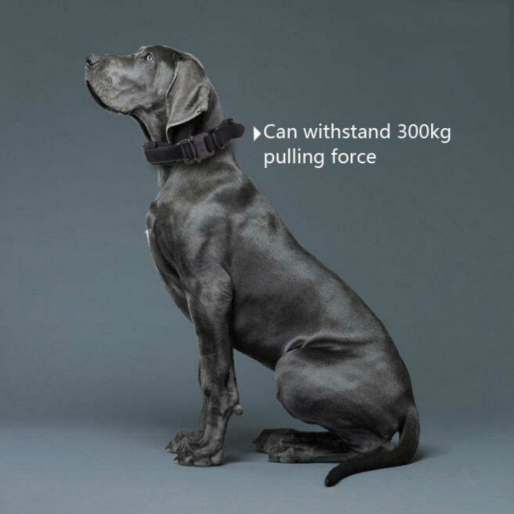 Nylon Thickened Large And Medium-Sized Dog Traction Collar Pet Collar