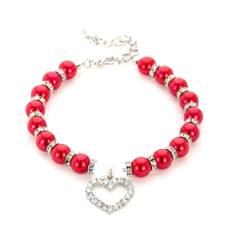 Pet Supplies Pearl Necklace Pet Collars Cat and Dog Accessories