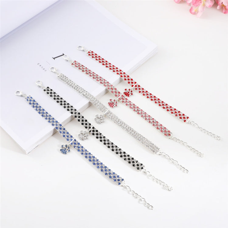 Pet Collar Diamond Elastic Cat And Dog Necklace Jewelry