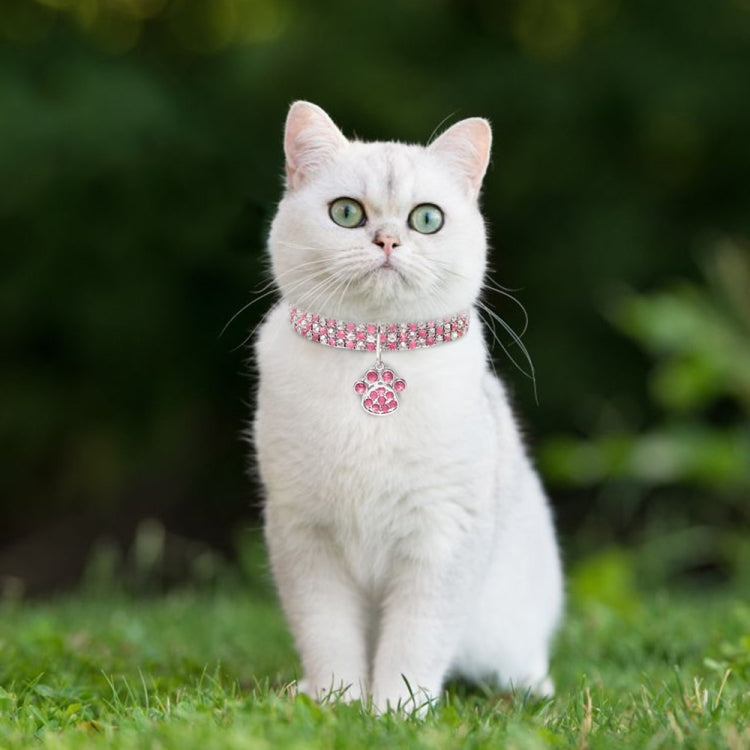 Pet Collar Diamond Elastic Cat And Dog Necklace Jewelry