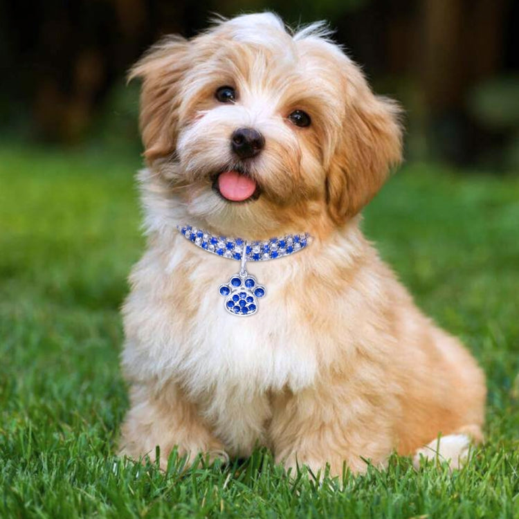 Pet Collar Diamond Elastic Cat And Dog Necklace Jewelry
