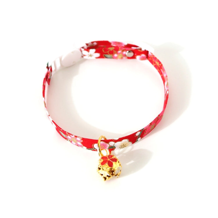 Adjustable Pet Flower Hollow Bell Collar Cat Dog Collar Accessories