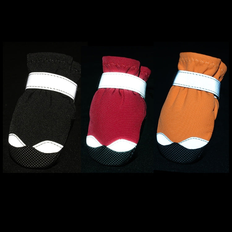 Pet Waterproof Non-Slip Wear-Resistant Snow Boots Four Seasons Dog Shoes