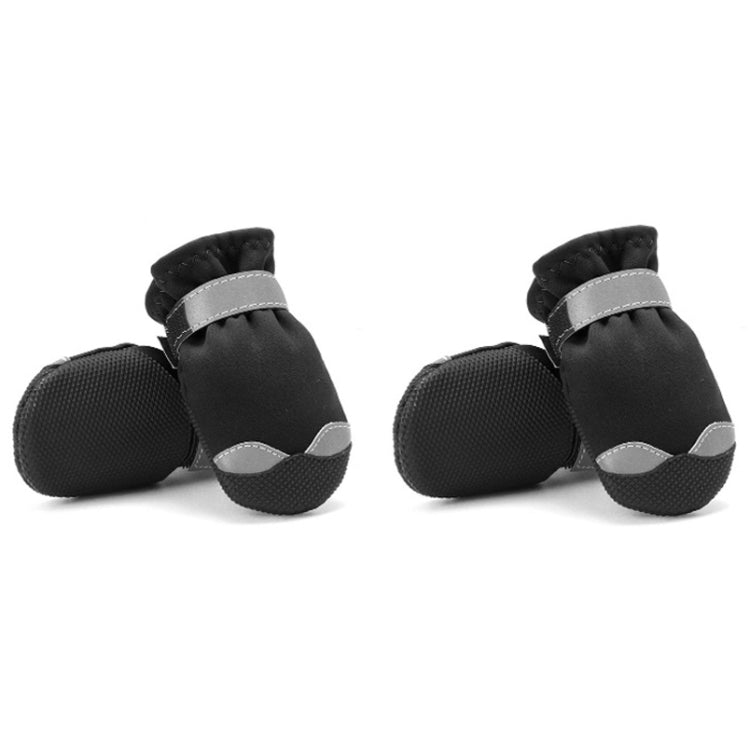 Pet Waterproof Non-Slip Wear-Resistant Snow Boots Four Seasons Dog Shoes