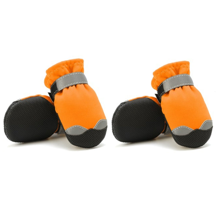 Pet Waterproof Non-Slip Wear-Resistant Snow Boots Four Seasons Dog Shoes