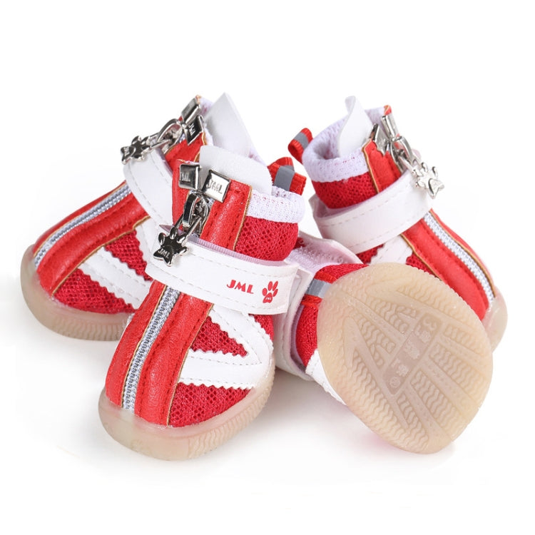 JML Pet Sports Shoes Non-Slip Wear-Resistant Comfortable Breathable Dog Shoes