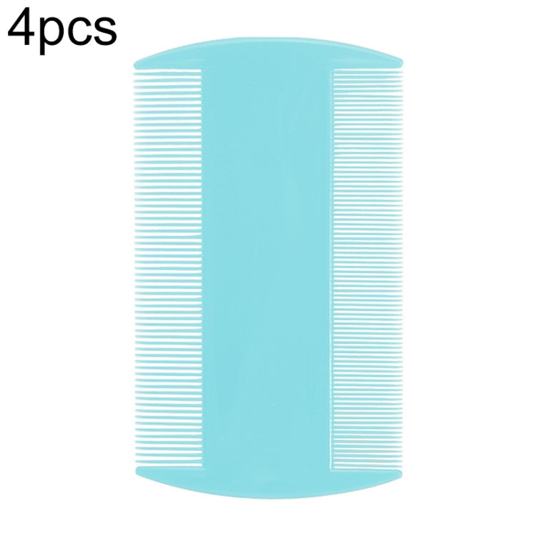 4pcs Pet Comb Double-Sided Comb Dog Cleaning Supplies Cat Comb Pet Grooming Supplies