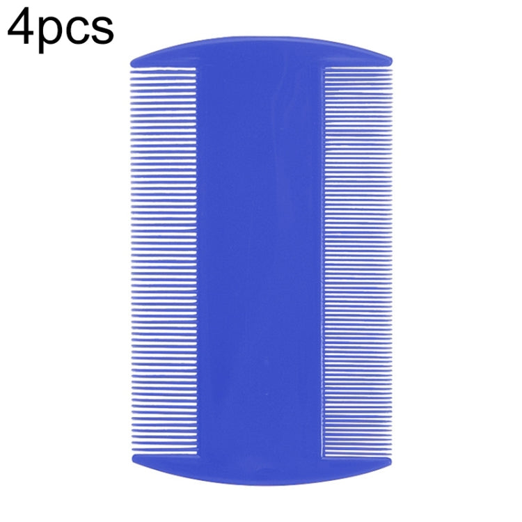 4pcs Pet Comb Double-Sided Comb Dog Cleaning Supplies Cat Comb Pet Grooming Supplies