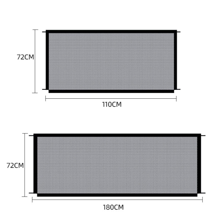Pet Protective Fence Dog Isolation Net, Size: