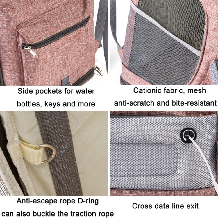 LDLC QS-002-L Foldable And Breathable Portable Pet Backpack