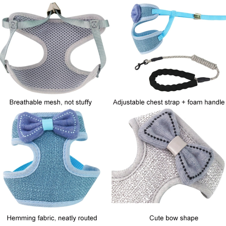 Bow Vest Type Adjustable Cat Leash