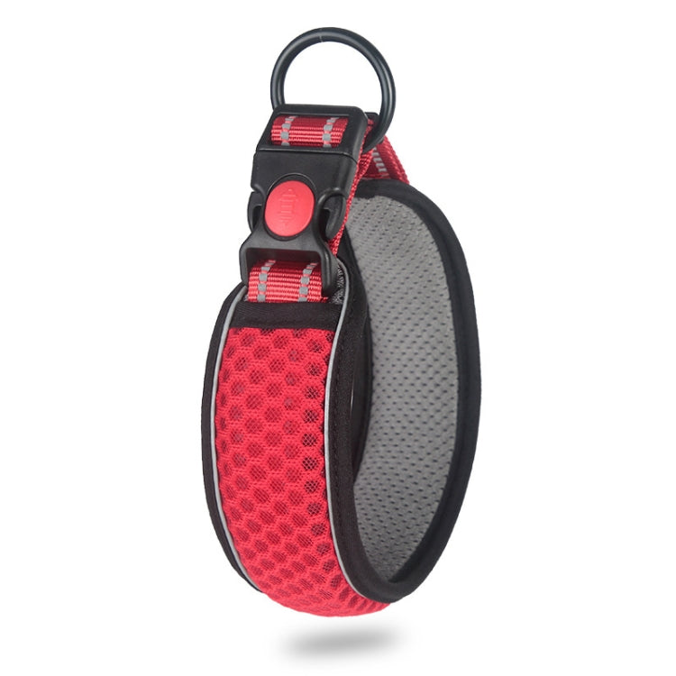 Honeycomb Net Dog Collar Neck Collar Breathable Reflective Anti-Strangle Collar
