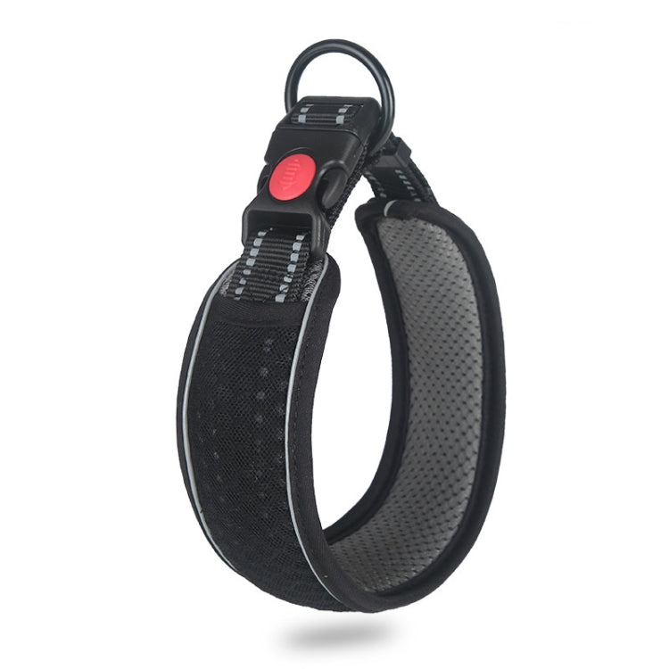 Honeycomb Net Dog Collar Neck Collar Breathable Reflective Anti-Strangle Collar