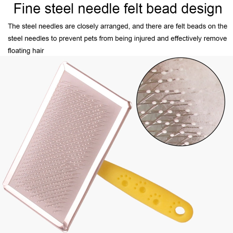 BG-W1347 Pet Hair Removal Massage Comb Dog Cleaning Tools, Random Color Delivery