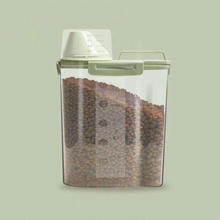 Pet Food Storage Bucket 4 Snap Dog Food Moisture Proof Sealed Storage Tank