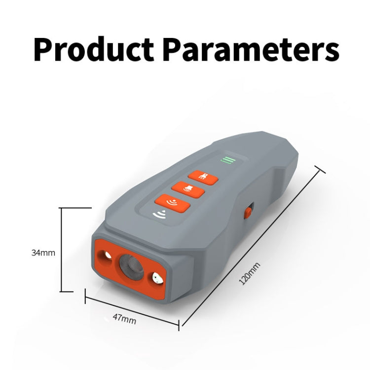 LED Flashing Light Handheld Ultrasonic Bark Arrester Frequency Conversion Dog Training Device