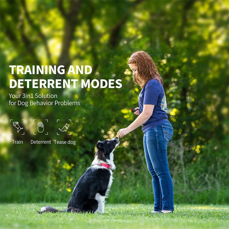 LED Flashing Light Handheld Ultrasonic Bark Arrester Frequency Conversion Dog Training Device