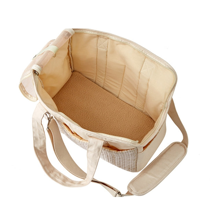 Portable Cotton Canvas Outing Shoulder Cat Bag