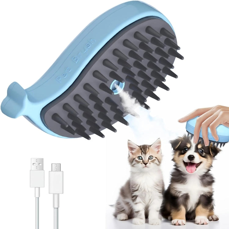 Pet Spray Steamy Brush Cat Dog Grooming Massage Comb