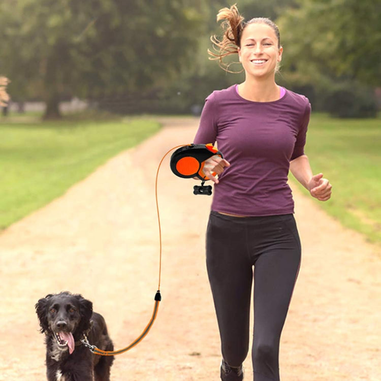 Pet Automatic Retractable Towing Leash Night Reflective Dog Walking Tractor