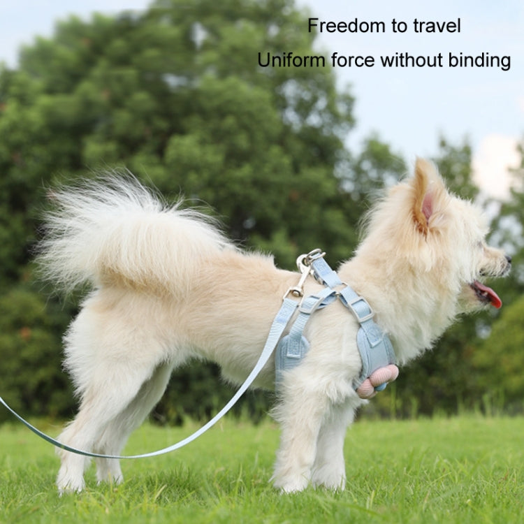 Pet Puppy Dog Leash Vest Teddy Chest Belt Chain Dog Walking Leash