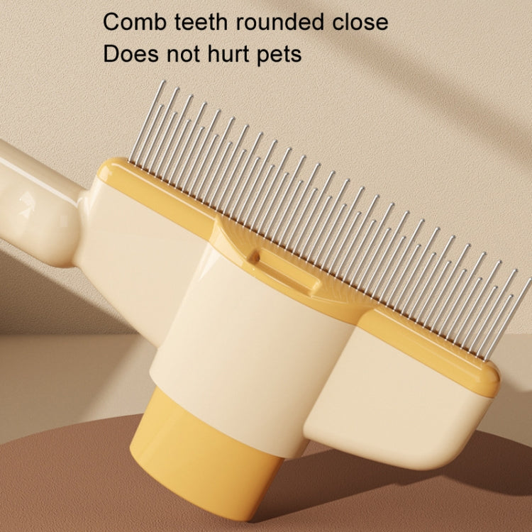 Knotting Hair Removal Cat Comb Pet Self-Cleaning Detangling Comb