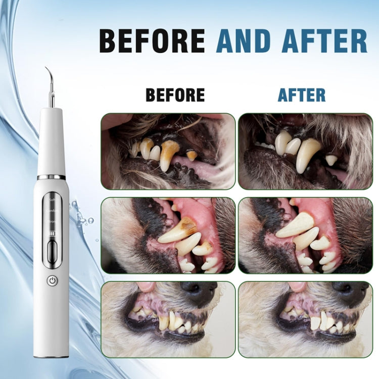 Pet Ultrasonic Teeth Cleaner Dog Electric Teeth Cleaning Tool Home Dentistry Tartar Remover