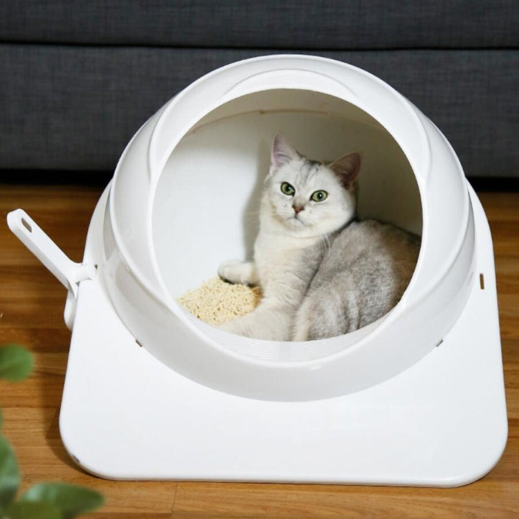 Cat Litter Box Pet Large Enclosed Toilet