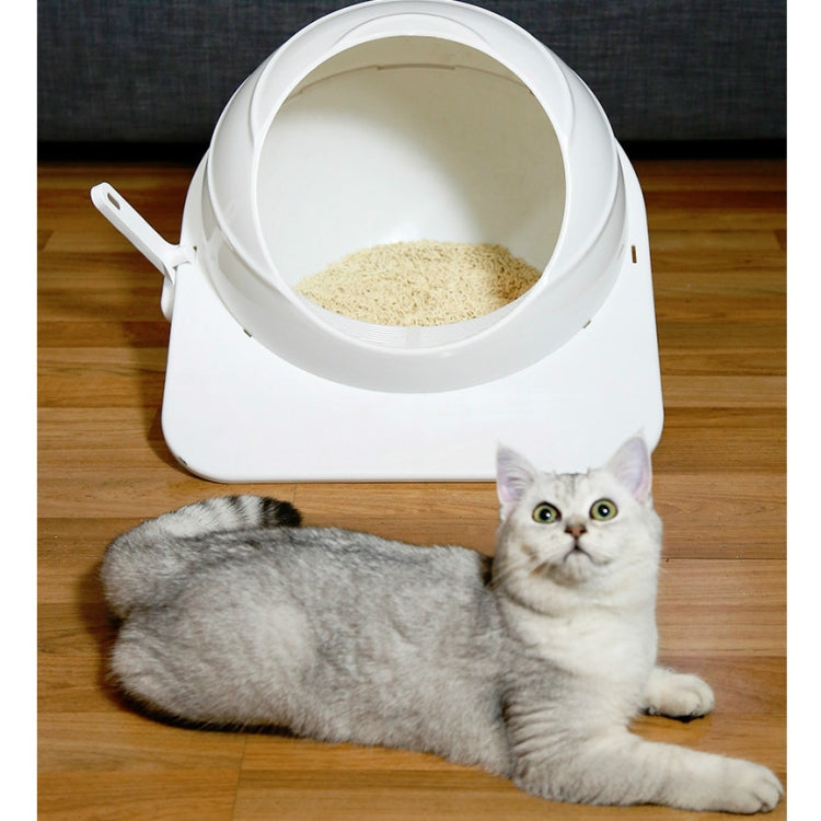 Cat Litter Box Pet Large Enclosed Toilet