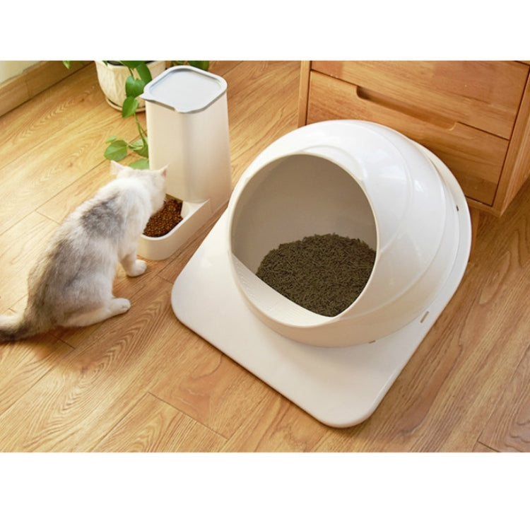 Cat Litter Box Pet Large Enclosed Toilet