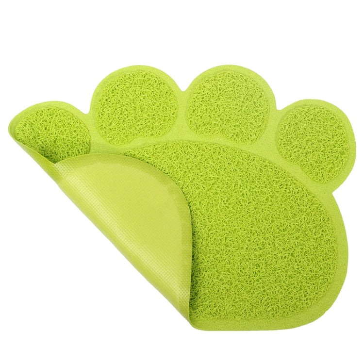PVC Claw Shaped Cat Litter Mat Pet Placemat Anti-skid Floor Mat Pet Supplies