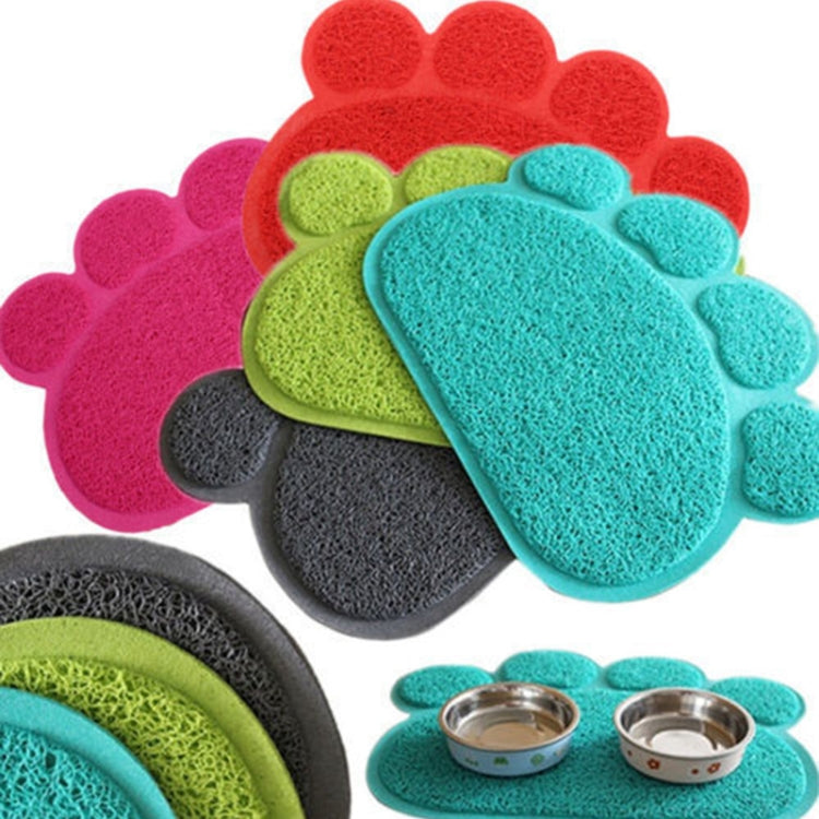 PVC Claw Shaped Cat Litter Mat Pet Placemat Anti-skid Floor Mat Pet Supplies