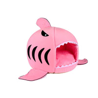 Indoor Pet Dog Puppy Cat Warm House Sharks Pet Sleeping Bed Nest, S Size: 42x42x42cm