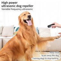 Tsattine N10 Ultrasonic Dog Repeller with LED Electricity Display & Flashlight