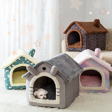 House Type Universal Removable and Washable Pet Dog Cat Bed Pet Supplies