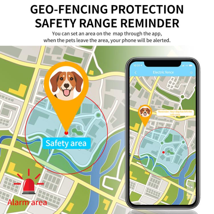 TK919 Dog Collar IP67 Waterproof GPS Locator