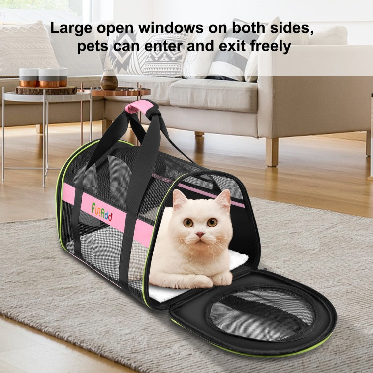FUNADD Pet Travel Carrier Bag Shoulder Foldable Tote Bag