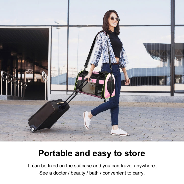 FUNADD Pet Travel Carrier Bag Shoulder Foldable Tote Bag