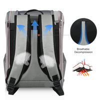FUNADD Fold Breathable Pet Backpack Outdoor Shoulders Cat Bag
