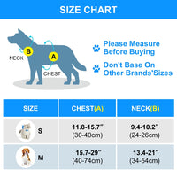 FunAdd Traction Rope Reflective Breathable Nylon Pet Vest Dog Harness, Size: M